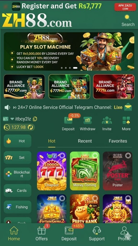 ZH88 Game Homepage SS