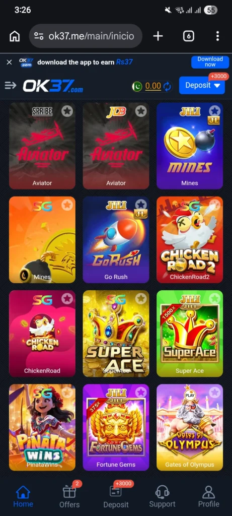 OK37 App games