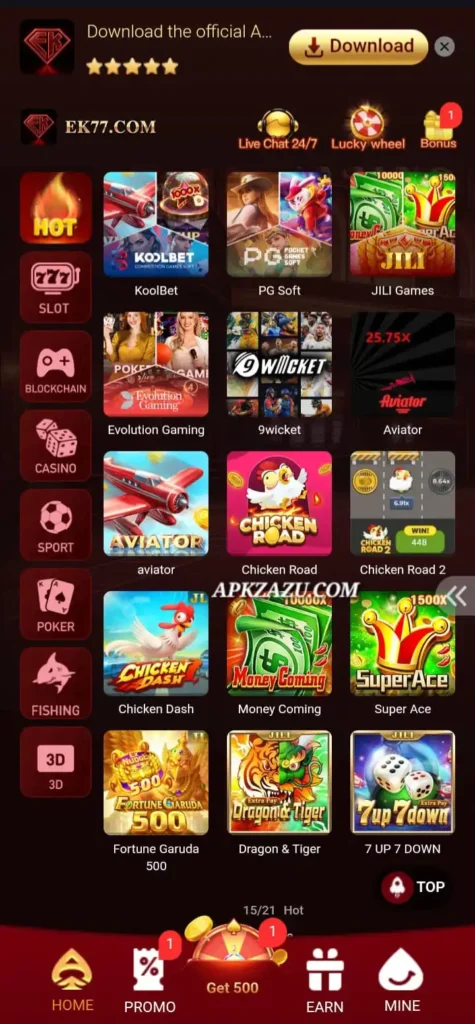 EK77 APK games